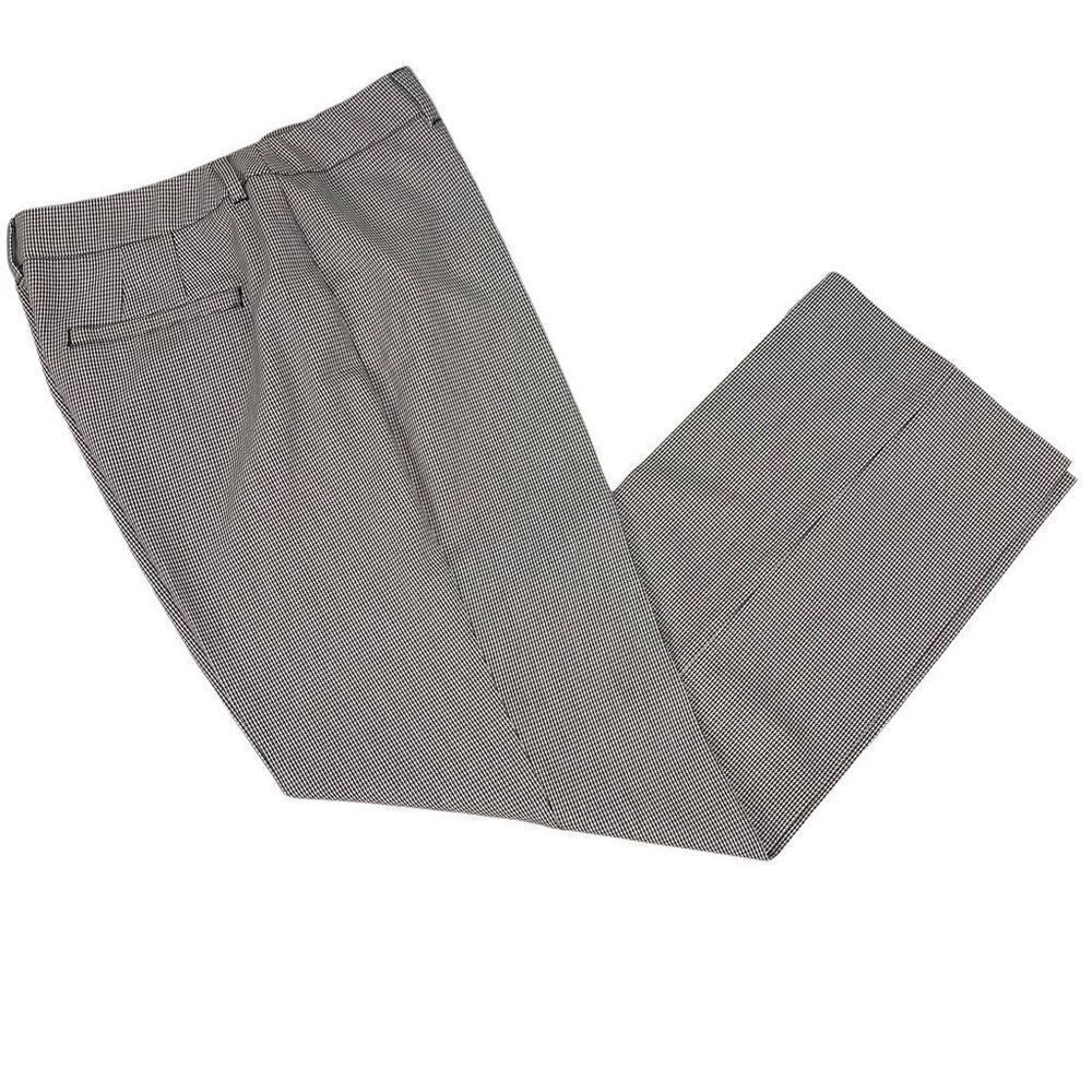 Chico's Houndstooth Black & White trouser size 8